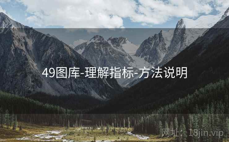 49图库-理解指标-方法说明